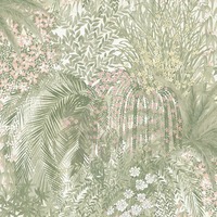 Paradise Wallpaper Green Grandeco A82502