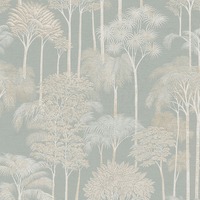 Tranquil Palmscape Wallpaper Blue AS Creation 79162-2