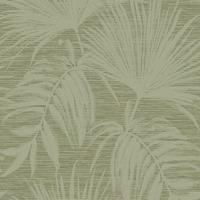 Grasscloth Leaf Wallpaper Green Holden 66222