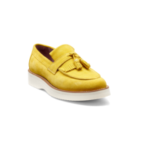 Abbie – Yellow Suede, 9.5 / D / Rubber Sole