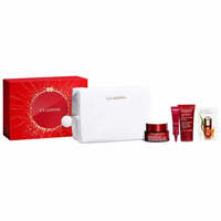 Clarins Super Restorative Gift Set 50ml Day Cream All Skintypes + 15ml Night Cream All Skintypes + 7ml Total Eye Serum + Pouch