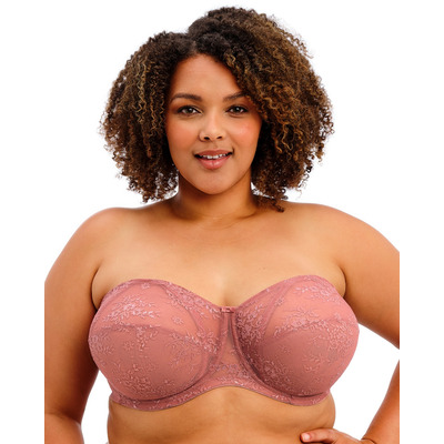 Goddess Verity Strapless Bra - Rosewood