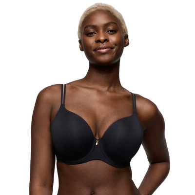 Prima Donna Twist Side Padded Heartshaped Bra - Charcoal