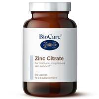 Image of BioCare Zinc Citrate - 90 x 17.1mg Tablets