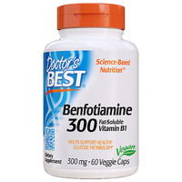 Image of Doctors Best Benfotiamine 300 with BenfoPure - 60 x 300mg Vegicaps