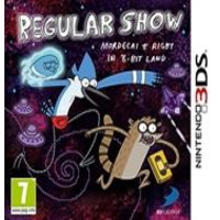 Image of Regular Show Mordecai and Rigby in 8 Bit Land