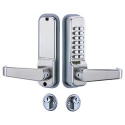 Codelocks CL420  Mortice Lock with Cylinder and Anti Panic safety Function  - Mortice lock, cylinder and digi lock kit