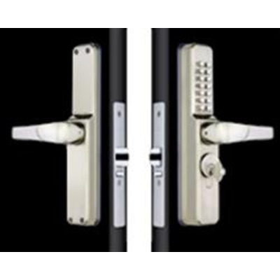 Codelocks CL0460  Narrow Aluminium Door Digital LockFor Screw In Cylinders - Code free version