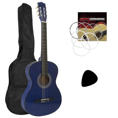 Image of Tiger 3/4 Size Childrens Classical Guitar Pack with Gig Bag Strap &