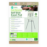 Image of Earth Recycled A1 Sticky Flipchart Pads (Pack of 2)
