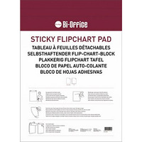Image of Bi-Office A1 Sticky Flipchart Pads Pack of 2