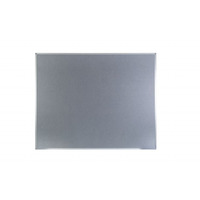 Image of Boards Direct Felt Noticeboard Aluminium Frame 1500 x 1200mm GREY