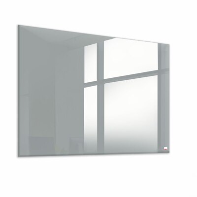 Casca Magnetic Glass Writing Board 900 x 600mm Rich Aluminium