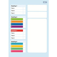 Image of NHS A3 Poster Sign Pack of 500 Design Two Portrait