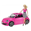 Barbie Volkswagen Beetle Car And Doll