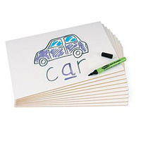 Image of Show-me MDF Rigid A4 Whiteboards Plain Pack of 30