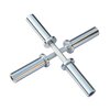 Image of DKN Olympic Chrome Dumbbell Bars - Pair