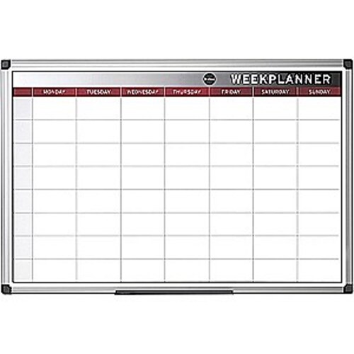 Bi-Office Magnetic Weekly Planner 900 x 600mm