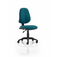 Image of Eclipse 1 Lever Task Operator Chair Maringa Teal fabric