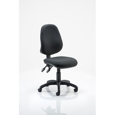Eclipse 2 Lever Task Operator Chair Charcoal fabric