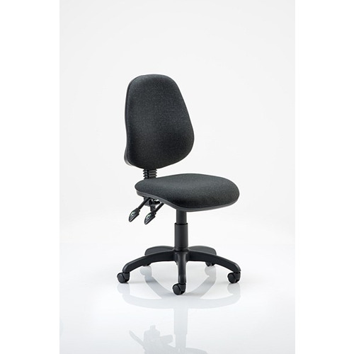 Eclipse 2 Lever Task Operator Chair Charcoal fabric