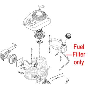 Click to view product details and reviews for Mountfield Rs100 Fuel Filter 118550715 0.