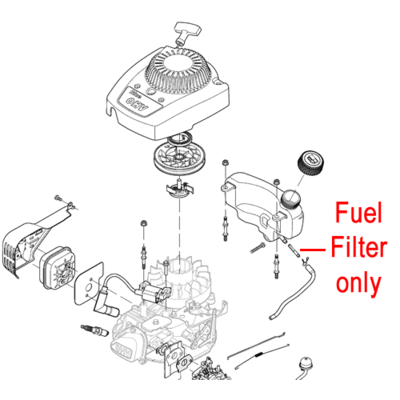 Mountfield Rs100 Fuel Filter 118550715 0