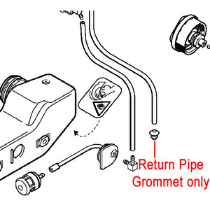 Click to view product details and reviews for Stihl Fuel Tank Return Pipe Grommet 0000 989 0516.