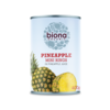 Biona Organic Pineapple Mini Rings in Pineapple Juice 400g