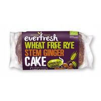 Everfresh Bakery Organic Wheat Free Rye & Stem Ginger Cake 350g