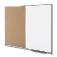Image of Nobo 1901588 Elipse Combination Board Magnetic Dry Wipe/Cork 1200 x 900mm