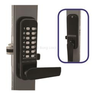 Borg Locks BL4402 Marine Grade Keypad, Inside handle, Ali-Latch  - Keypad, inside handle