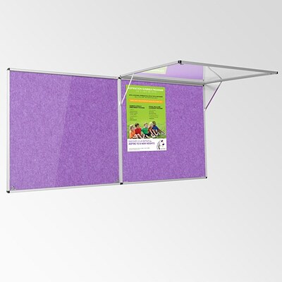 Eco-Colour Resist-a-Flame Corridor Tamperproof Board 900 x 900mm PURPLE