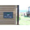 Image of Smooth Slate Holiday Home Sign - size 30.5 x 20cm