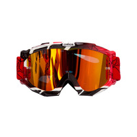 Image of Chaos Kids MX Goggles Red Black