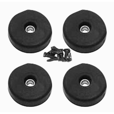 Rubber Foot With Steel Washer and Screws 4 Pack