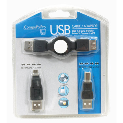 USB Adaptor Pack Of 3