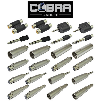 Cobra Audio Connector Set - 24 Pieces