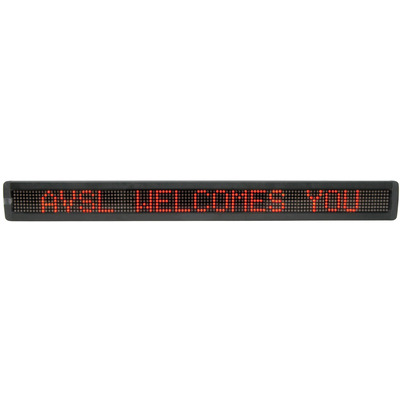 Moving Message Board with Red LEDs