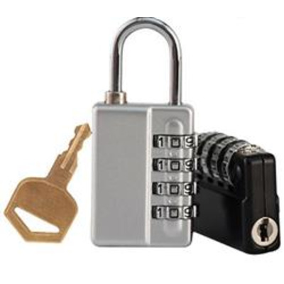 Combination Padlock with Master key and code reveal - Master key