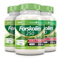 Image of Forskolin 250 Double Strength 250mg 60 Weight Loss Capsules - 180 Capsules