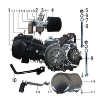 Image of M2R RF125 S2 Pit Bike YX125cc Engine
