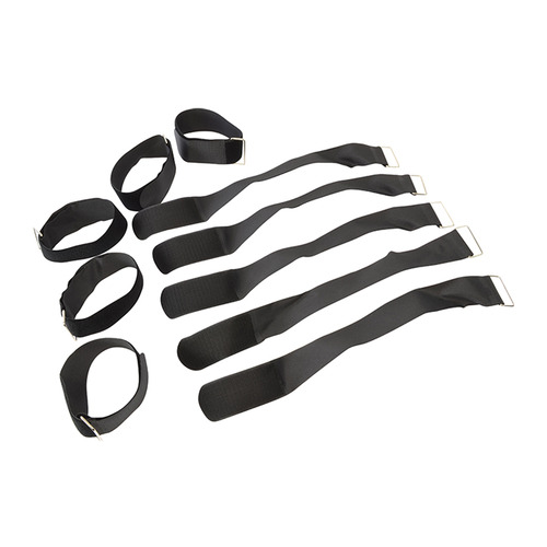 Fabric Cable Ties, Reusable With Hook & Loop Fastening 50 x 500mm Pack of 10
