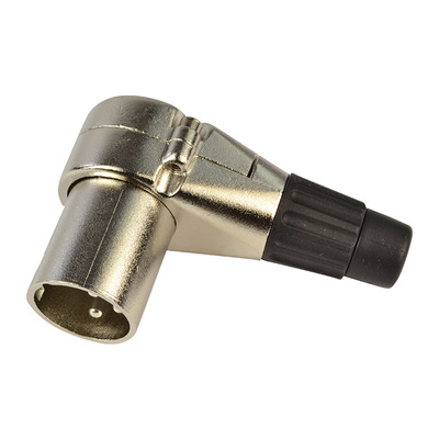 XLR Connector Right Angle Style  Male