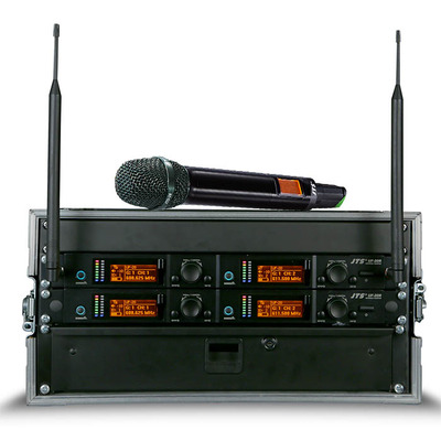 JTS UF-20R Rack n Ready Microphone System 4 Channel Handheld