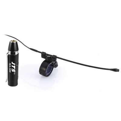 Condenser Microphone for Flute with Phantom Power Adapter