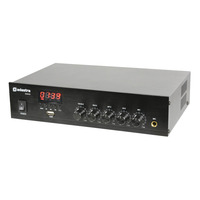 Digital 100v Mixer-Amp with USB and FM Radio 40w