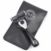 Image of Executive Shaving Company Black Travel Mach3 Razor And Pouch