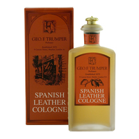 Image of Geo F Trumper Spanish Leather Cologne Glass Bottle 100ml
