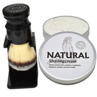 Image of Executive Shaving Natural Shaving Cream and Synthetic Brush